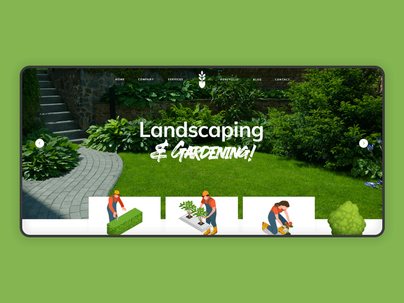 Acacio Landscaping and Gardening animation business gallery gardening landscaping mobile portfolio professional typography upqode webdesign wordpress wordpress design wordpress development wordpress theme