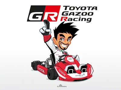 Toyota Gazoo Mascot Design character design corporate illustration corporate mascot mascot character mascot design mascot logo