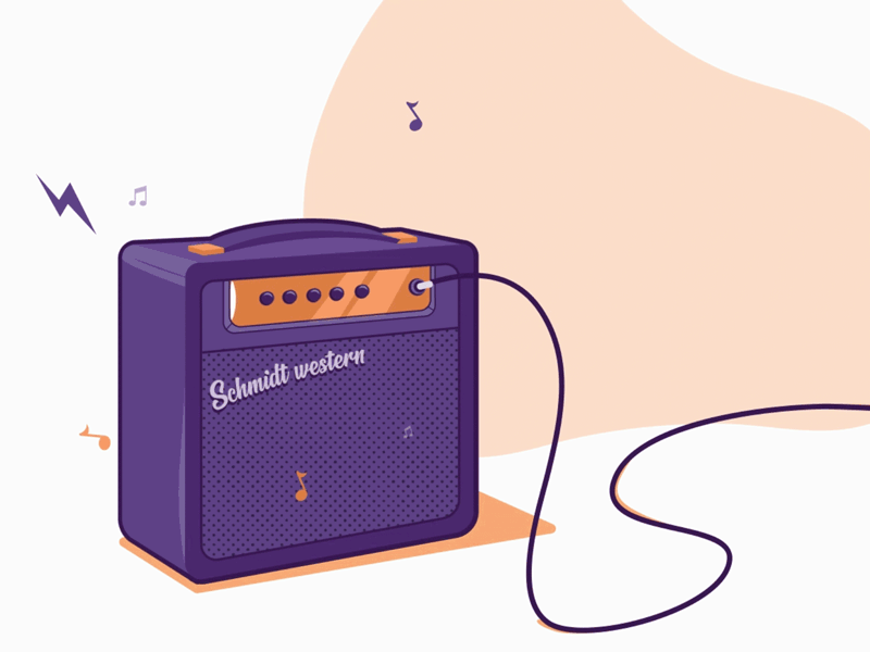 Speakerbox part of Full animation animate animation djo djoswork motion speaker