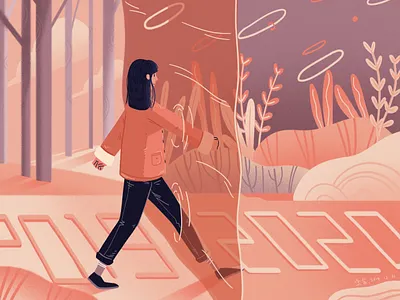 2019 - 2020 design illustration