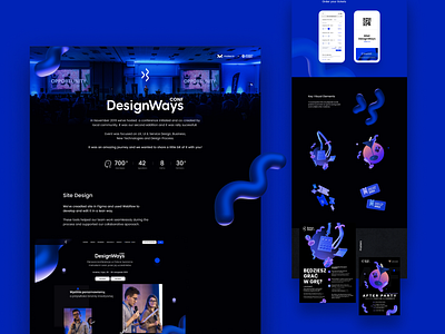 DesignWays Conf community conference design designways event finance key visual landing page maise marketing mobile rendern speaker tickets ui website