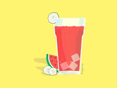 Summer Drink graphic design illustration vector