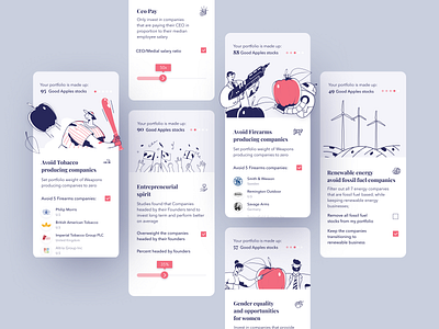 good apples - onboarding app mobile onboarding product design ui ux