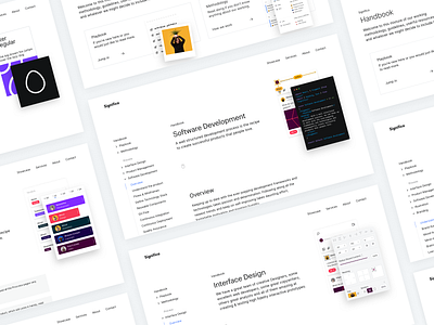 🤚📘Handbook @ Significa.co clean design design handbook minimal playbook porto significa ui ux website