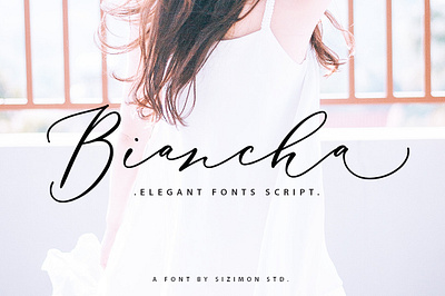 Biancha Script branding branding design elegant font fonts handwritten lettering logo modern signature