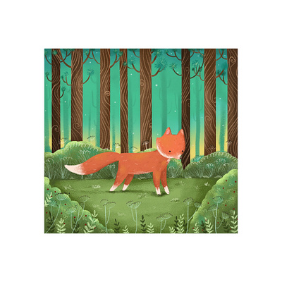 CUte fox cute cute animals cute art design digital illustration fox illustration illustration art kids books artist