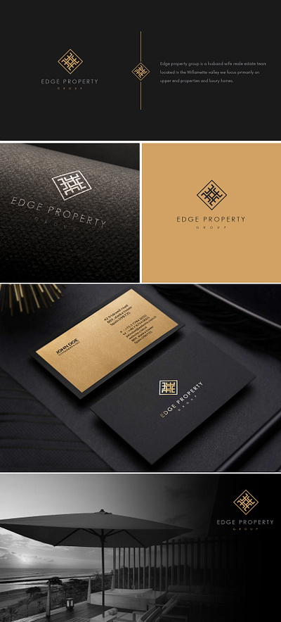 Luxury Property Logo creative design icon illustration logo logo design luxury minimal typography ux vector