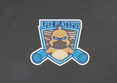APEX PLATYPUS branding design esport logo game icon illustration illustrator logo mascot design vector