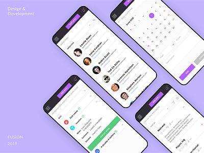 Staff Fusion Team - Design & Development project app back end design front end full stack minimal node.js progressive web app pwa react ui ux web web design web development