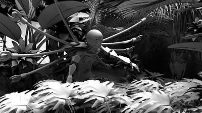 Gaia II Still 3d art art school design experimental illustration