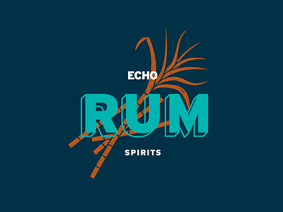 Echo Spirits apparel design apparel apparel design distillery illustration rum screen print sugarcane