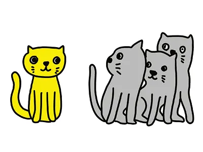 Group cat cute cute cat group