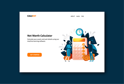 LANDING PAGE animation dailyui design illustration logo typography ui ux