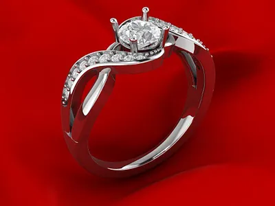 Unique Tension Ring 2 3D Model jewel jewelery jewellery jewelry jewelry design jewelry designer jewels matrix rhino3d rhinoceros