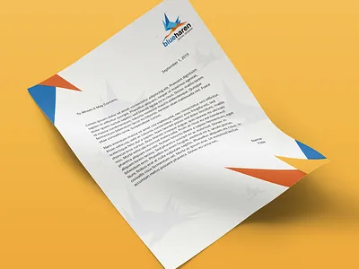 Letterhead - BHDD brand design brand identity letterhead design