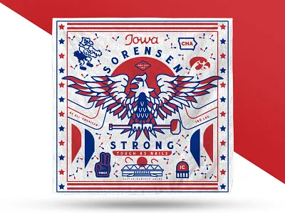 Sorensen Strong Bandana bandana brandon sorensen iowa iowa wrestling wrestling