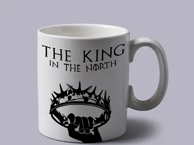 Game of Thrones Gift Mug Design branding game of throne gameofthrones gift graphic graphicdesign illustration logodesign mockup mug mug design ui vector