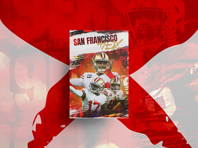 Playoff Season - San Francisco 49ers brand identity branding design event football grunge illustration nfl photoshop poster