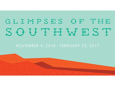 Museum exhibition look: Southwest art design exhibition graphic design museum signage