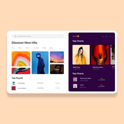 music is my love adobe adobe xd billboard design minimal music music player musician ux website