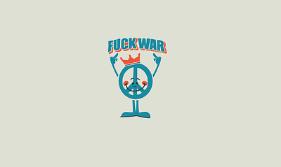 Fuck War brooklyn designer character design graphics illustration sticker design t shirt design type vector design