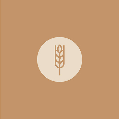 Wheat Icon beer branding brewery graphicdesign icon logo logomark mark modern