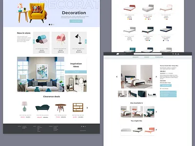 Furniture e-commerce website design ecommerce furniture furniture store icon minimal ui ux web webdesign website