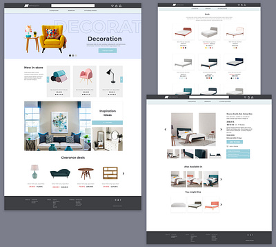 Furniture e-commerce website design ecommerce furniture furniture store icon minimal ui ux web webdesign website