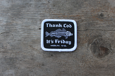 Fish Fry Patch bar food cod fish friday fish fry fish logo food food and drink food illustration friday friday fish friday fish fry milwaukee old english patch patch design restaurant wisconsin