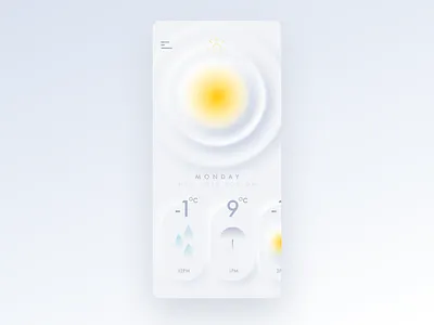 Weather Soft UI app branding color design illustration iphone landing logo page responsive web