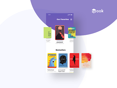 Book App book book cover daily ui design fredysosa mobile ui ux