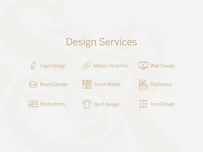 Design Services brand design branding graphic designer icon illustration illustrator logo typography ui vector web web design