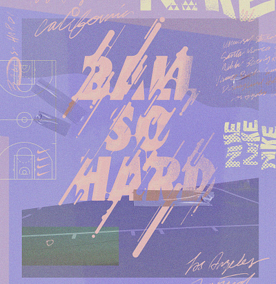 Nike // Ball So Hard branding design logo type typography