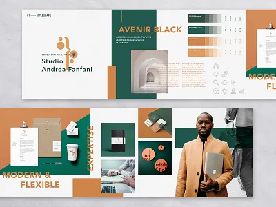 Moodboard - Studio Andrea Fanfani brand brand design brand identity branding concept design design process graphic logo logo design logotype moodboard stylescape