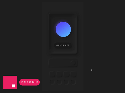 Neumorphism - Light and Dark Freebie 💡 animation dark mode design trend freebie invision studio light neumorphism resource trendy ui user interface design visual design