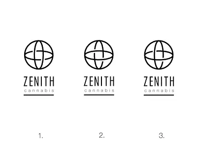 Zenith Cannabis Logo Design brandidentity branding cannabis branding cannabis logo cannabis packaging illustration logo monoline package design