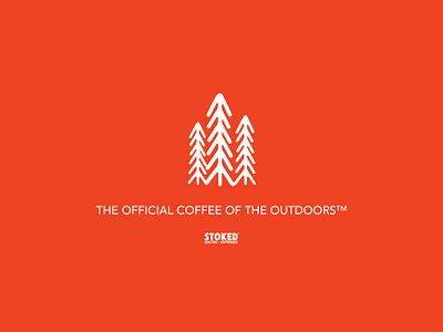 The Official Coffee of the Outdoors™ coffee coffee roasters getstoked illustration outdoor lifestyle outdoors outdoorsy staystoked stoked trees