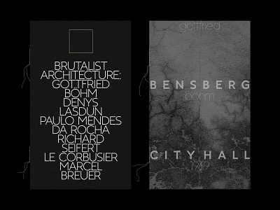 Brutalist Architecture brochure aesthetic brutalism design editorial font fontdesign geometric graphicdesign lettering logo print sans sans serif serif trend type typedesign typeface typography