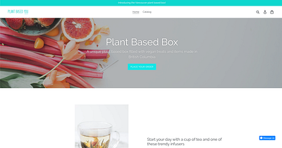 Plant Based You Box website