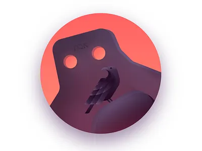 The Golem bird dark golden ratio golem golem of prague illustration vector