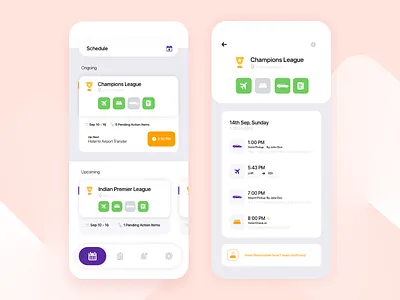 Travel App booking booking system design ios app schedule travel app traveling travelling ui uiux
