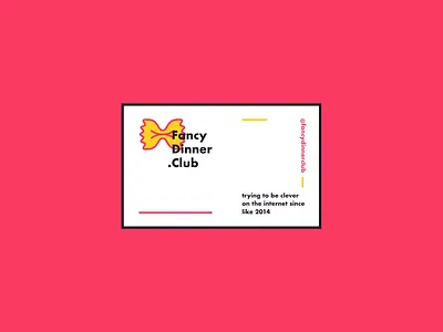 Fancy Dinner Club Card blog brand card club dinner fancy influencer logo socialmedia