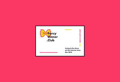 Fancy Dinner Club Card blog brand card club dinner fancy influencer logo socialmedia