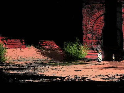 Gate art background design brainpanstudio character design concept art dailydesignchallenge design digital art illustration