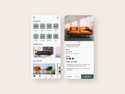 Furniture app UI 2019 trends android app android app design design designer furniture app furniture design interior design iosapp ui ui design uiux