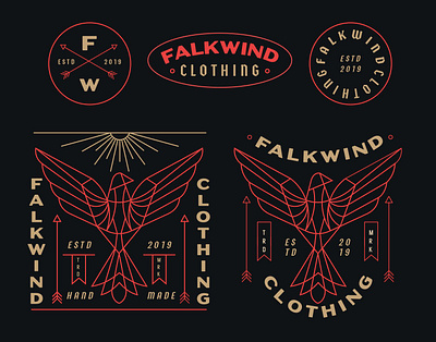 Falkwind 2 apparel apparel design apparel graphics apparel logo bird clothing design fashion geometric illustration monoline print skateboard graphics skateboarder surfer surfers t shirt t shirt design t shirt illustration