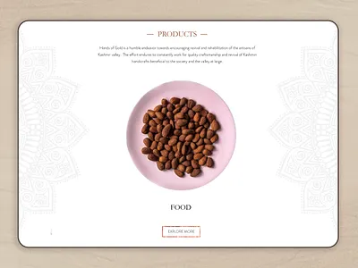 Product Display Design abstract clean color design designer portfolio designers dribbble food image interaction interactions interface product product design product listing uiux website work
