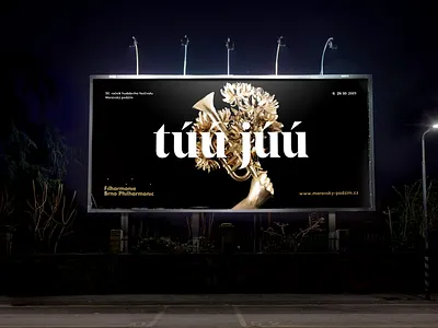 The Moravian Autumn Festival 2019 anniversary classical music festival golden music philharmony photography typography visual style