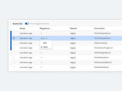Table Design app applicaiton ui web