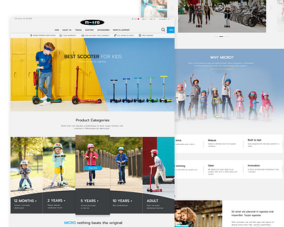 M-cro clean design kids minimal thai thailand ux web design webdesign website